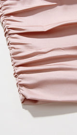 RUCHED MINI DRESS IN PINK styleofcb 