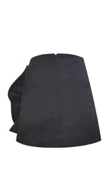 SATIN CRYSTAL BOW SKIRT IN BLUE Skirts styleofcb 
