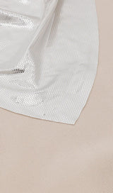 SEQUIN ASYMMETRIC BANDAGE MINI DRESS Dresses styleofcb 