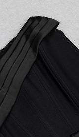 SLEEVELESS BANDAGE MIDI DRESS IN BLACK DRESS STYLE OF CB 