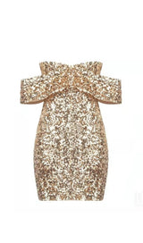 SLIVER SEQUIN STRAPLESS MINI DRESS Dresses styleofcb 