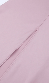 Satin irregular collar dress styleofcb 
