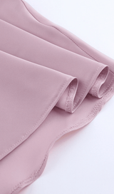 Satin irregular collar dress styleofcb 
