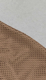 TASSEL MESH MIDI DRESS IN BROWN DRESS STYLE OF CB 