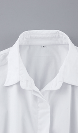 Waist cut-out shirt dress styleofcb 