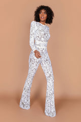 White Dark Nude Jumpsuit Jumpsuits styleofcb 