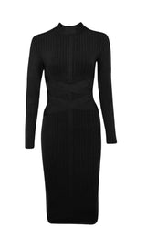 BLACK BANDAGE BASE DRESS styleofcb 